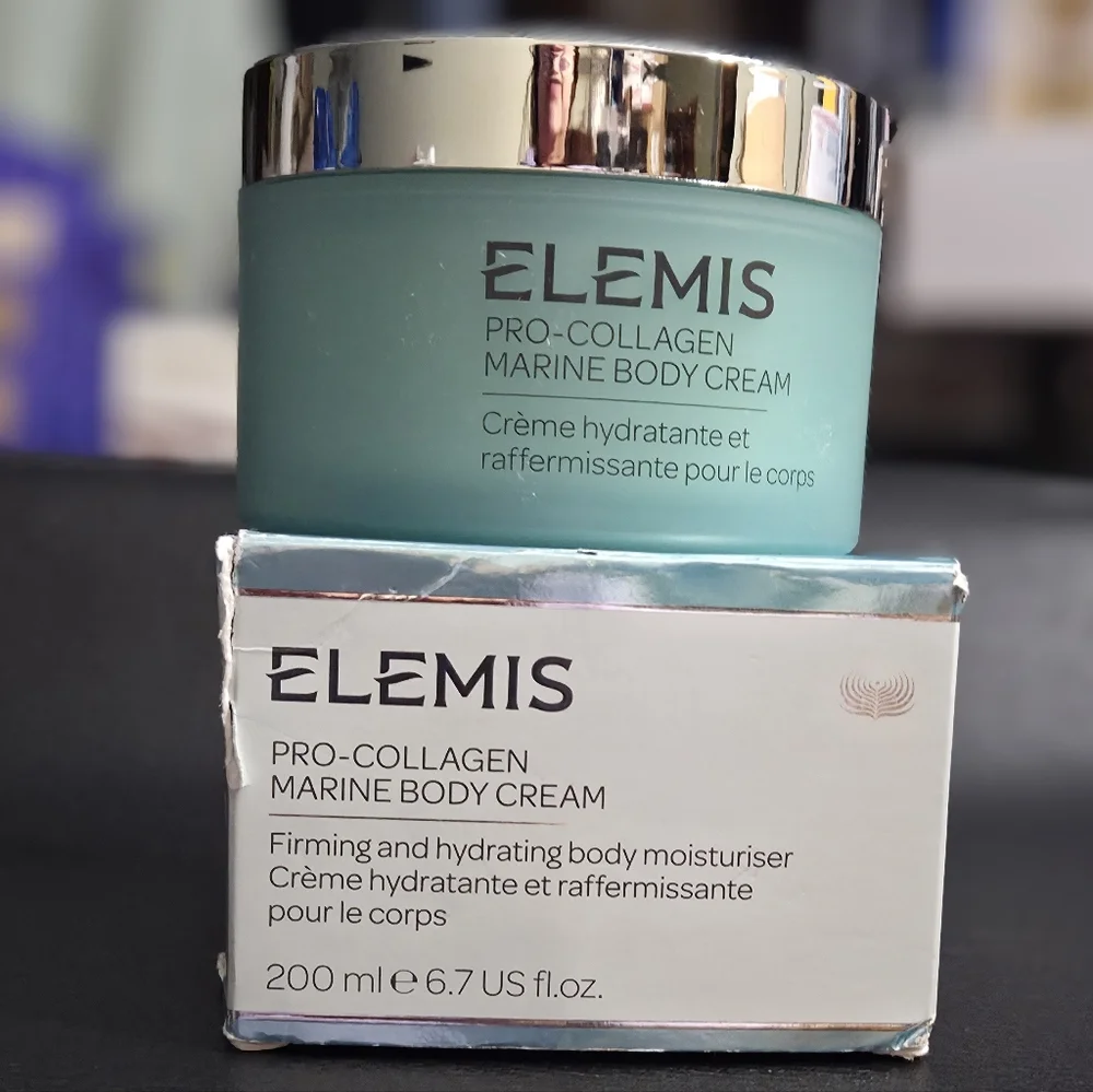 ELEMIS Pro-Collagen Marine Body Cream - Teal Jar with Silver Lid
